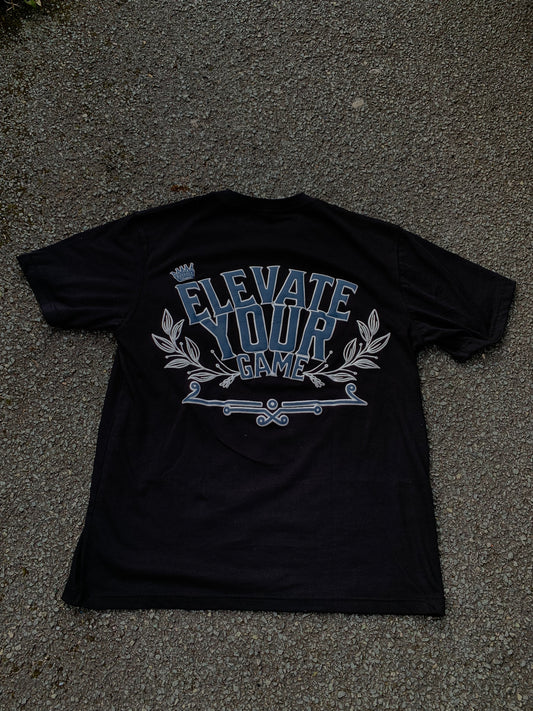 "ElevateYourGame" Cultrix Black T-Shirt